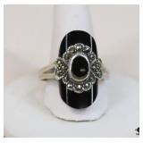 Sz 10 Sterling Silver Ring