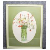 Vintage Wildflower Print by Sandra