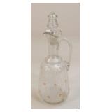 Painted Glass Decanter