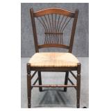 French Style Dining Chair w/Wicker Seat