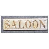Metal Saloon Sign