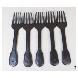 Large Wood Wall Decor-Forks / 5 Pc