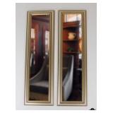Pair of Tall / Narrow Wall Mirrors