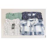 Sz L/XL  Good Hart Blouses / 4 Pc