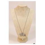 James Avery Sterling Silver Tiger Necklace