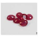 Ruby Loose Gemstones / 6 pc