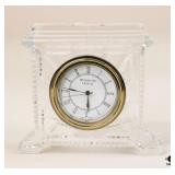 Waterford Crystal Desk Clock