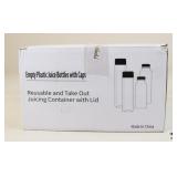 Novelinks Clear Plastic Juice Bottles / 15Pc