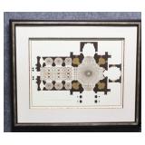 John Richard Print "French Marguetry II"