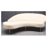 Large Contemporary Curved Sofa