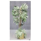 Artificial Tree in Metal Container