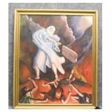 'Ten Commandments' Original Painting on Canvas