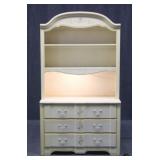 Painted Dresser w/ Hutch