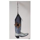 Cowboy Boot & License Plate Bird House