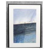 'Time to bring in 'Old Red' Original Watercolor