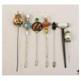 Antique Hat Pins / 7 pc
