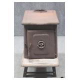 Antique Iron Wood Burning Stove