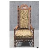 Tall Throne Style Arm Chair