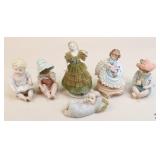 Porcelain Figurines: Andrea by Sadek + / 6 pc