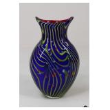 Cobalt Art Glass Vase