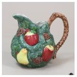 Fitz & Floyd Woodland Ceramic Pitcher