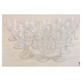 Noritake 'Sweet Swirl' Juice & Sherbet / 14 pc