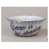 Pottery Popcorn Bowl