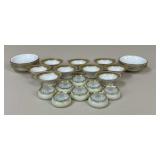O& EG & Theodore Haviland Limoges Salt Cellars +