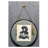 Round Japanese Calligraphy