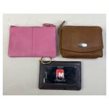 Leather Wallets / 3 pc