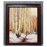 Original Painting on Canvas Signed R. Charles