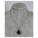 Sterling Silver & Stone Necklace