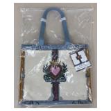 Brighton "In Love We Trust" Tote  NIP Retail $125