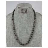 Cloisonnï¿½ Enamel Necklace & Earring Set