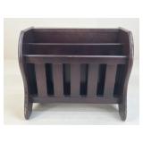 Magazine Rack w/Fold Out Side