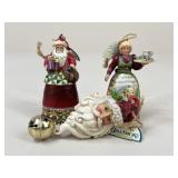 Jim Shore Ornaments / 3 pc