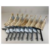 Wood & Metal Shelf Brackets/ 17 pc