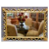 Ornate Gold Tone Framed Mirror
