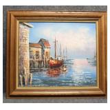 Original Painting on Canvas Signed Benglis