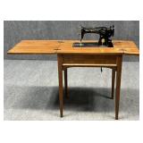 Singer Sewing Machine in Cabinet