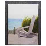 Original Painting on Canvas Signed R. Charles