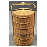 5 - Tier Wicker Basket