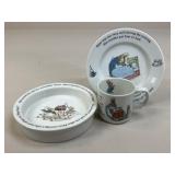 Beatrix Potter "Peter Rabbit" Wedgwood / 3 pc