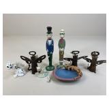 Cat Figurines, Pin & Trinket Dish