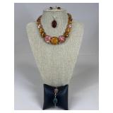 Stone Jewelry Set / 4 pc