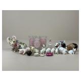 Pig Figures / Pig Themed Drinkware / 20 pc