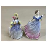 Royal Doulton "Clare" & "Sweet Poetry" Figurines