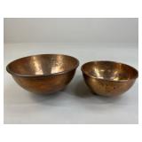 Copper Bowls/ 2 pc