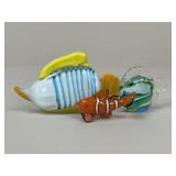 Art Glass Fish / 3pc