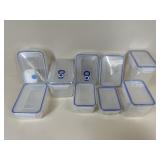 9 pc Food Storage Containers - New